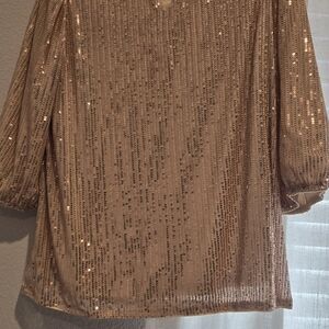 Elegant Sequin Embellished Women's Blouse